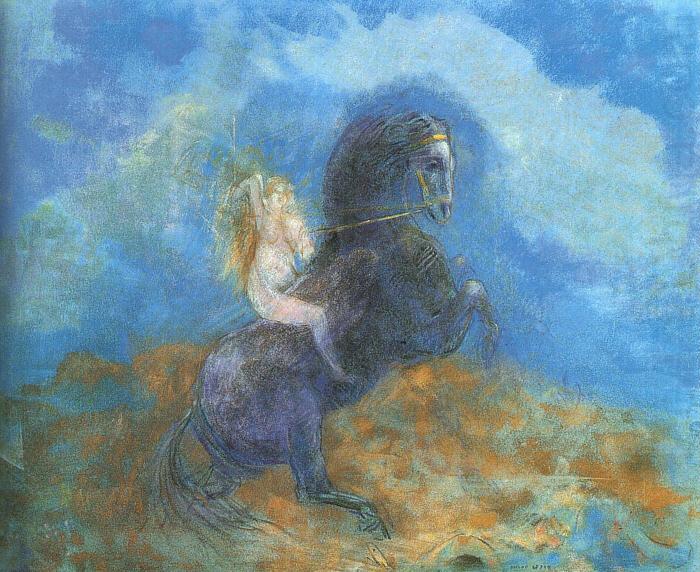 Odilon Redon The Valkyrie china oil painting image